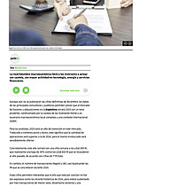 En cambio, el n�mero de transacciones llegar� a 180, casi duplicando las 99 que se concretaron durante 2024.  Estas cifras permiten interpretar que el a�o que est� por concluir no fue tan explosivo como los r�cords hist�ricos de 2024, pero estar� sustenta